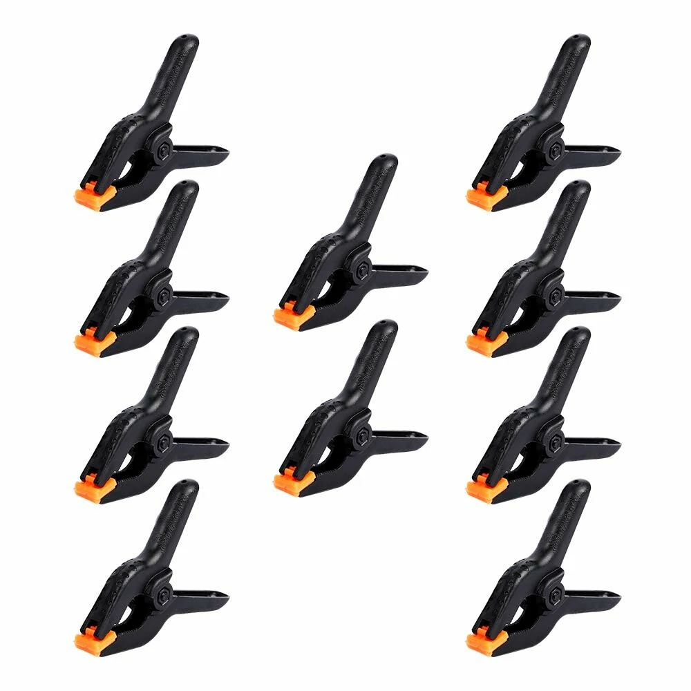10pcs Ratchet Bar Clamp 2/3/4/6 Inch Woodworking A-Clip Black Wood Working Clip Plastic DIY Ergonomic Grip for Crafts Photography (image for) 10pcs Ratchet Bar Clamp 2/3/4/6 Inch Woodworking A-Clip Black Wood Working Clip Plastic DIY Ergonomic Grip for Crafts Photography